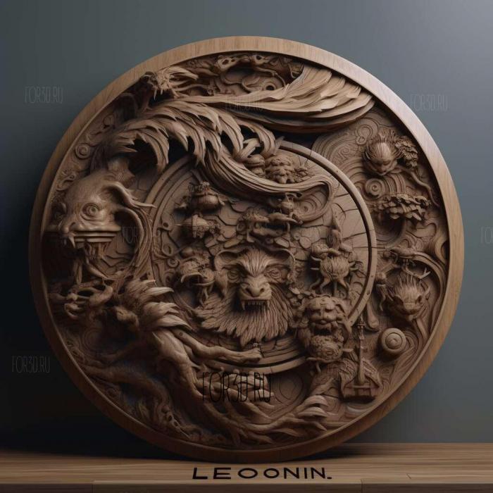 Legion TV series 1 stl model for CNC